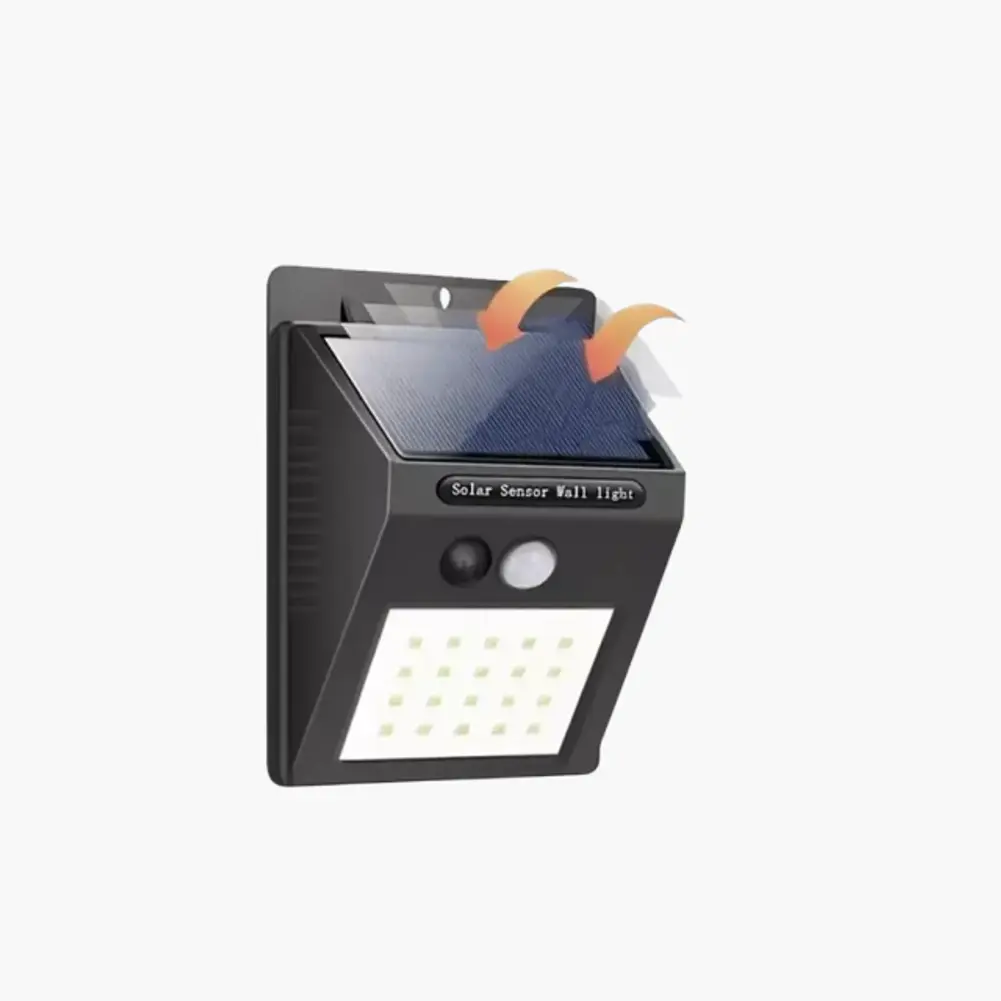 Luminária Solar 20 LEDs com Sensor