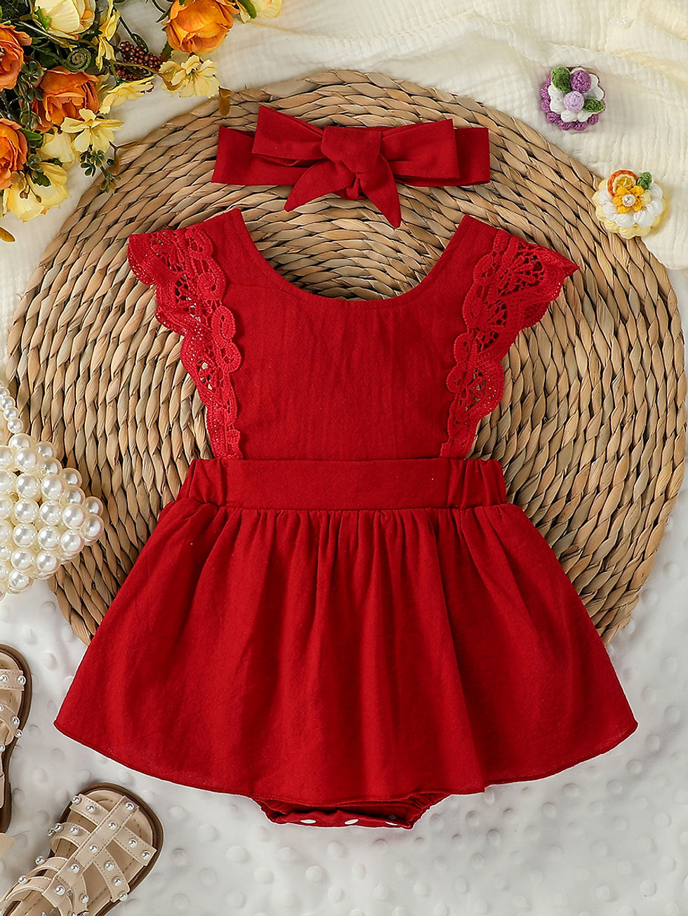 Thumbnail: Vestido Encanto de Verão Vermelho