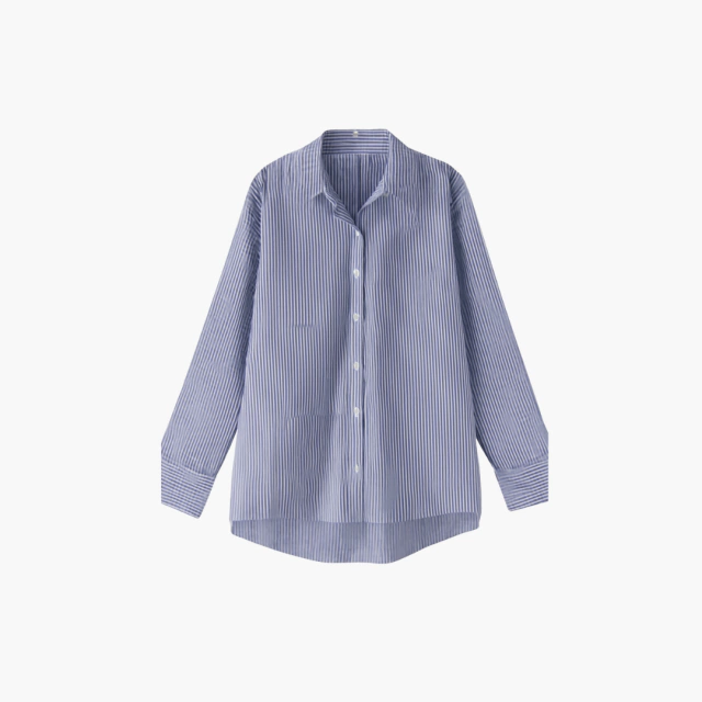 Camisa Feminina Clássica Listrada
