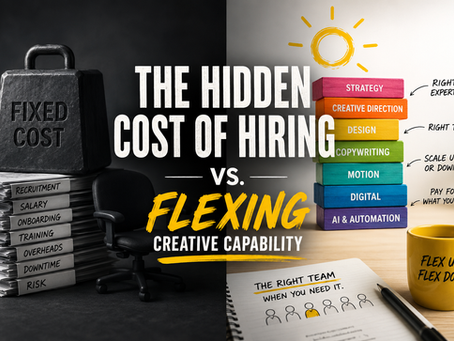The Hidden Cost of Hiring vs. Flexing Creative Capability.