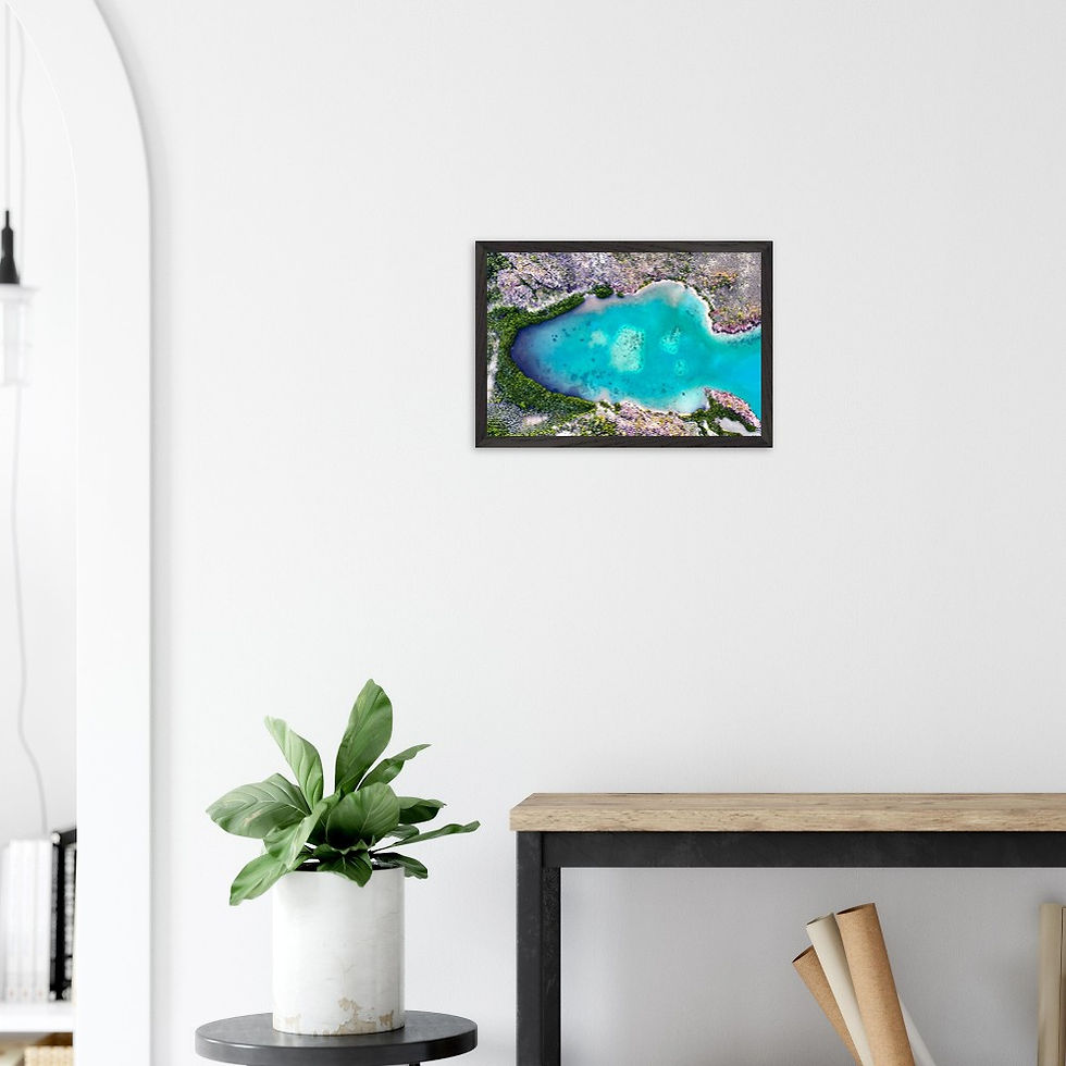 Thumbnail: Premium Wooden Framed Poster With Premium Semi-Glossy Paper