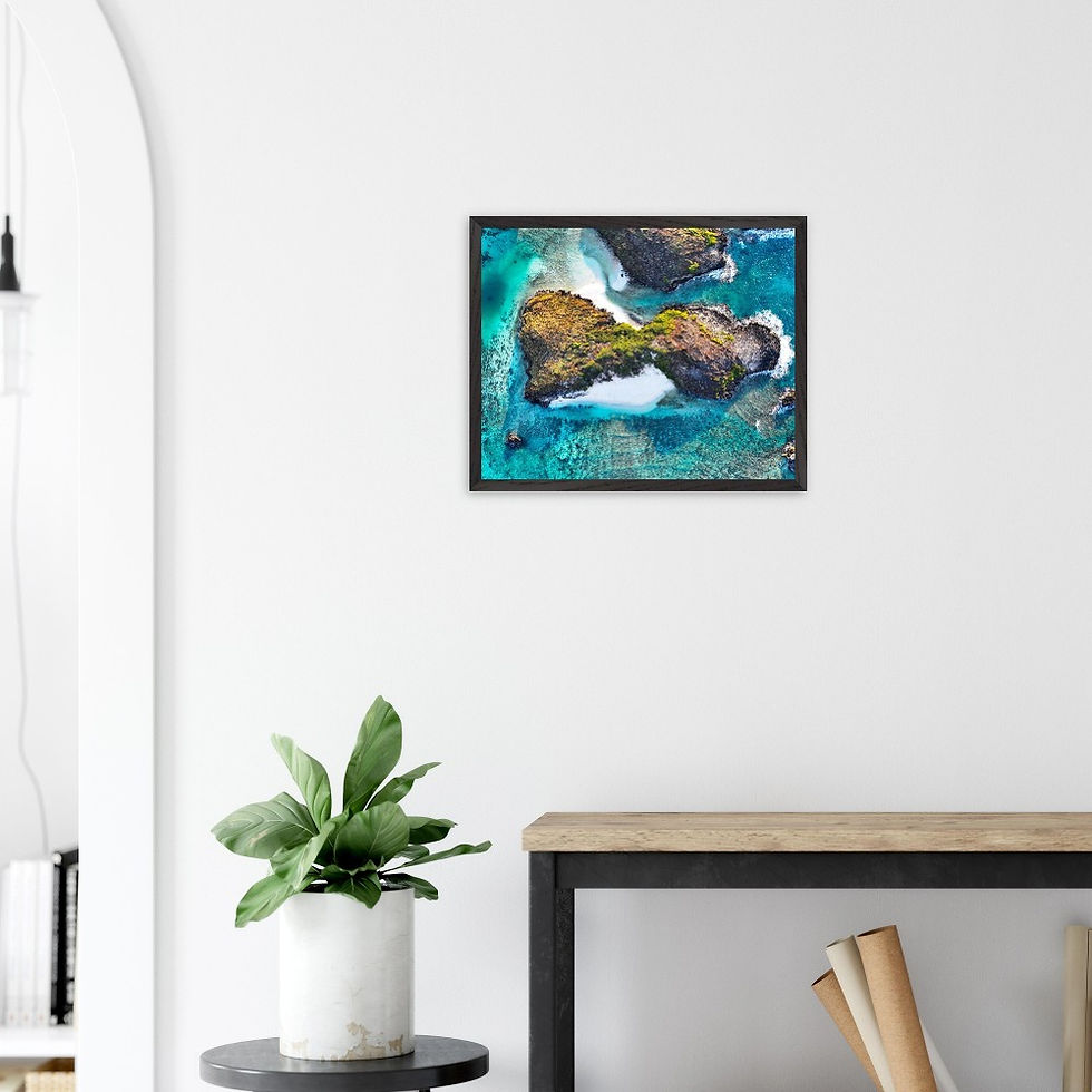 Thumbnail: Premium Wooden Framed Poster With Premium Semi-Glossy Paper