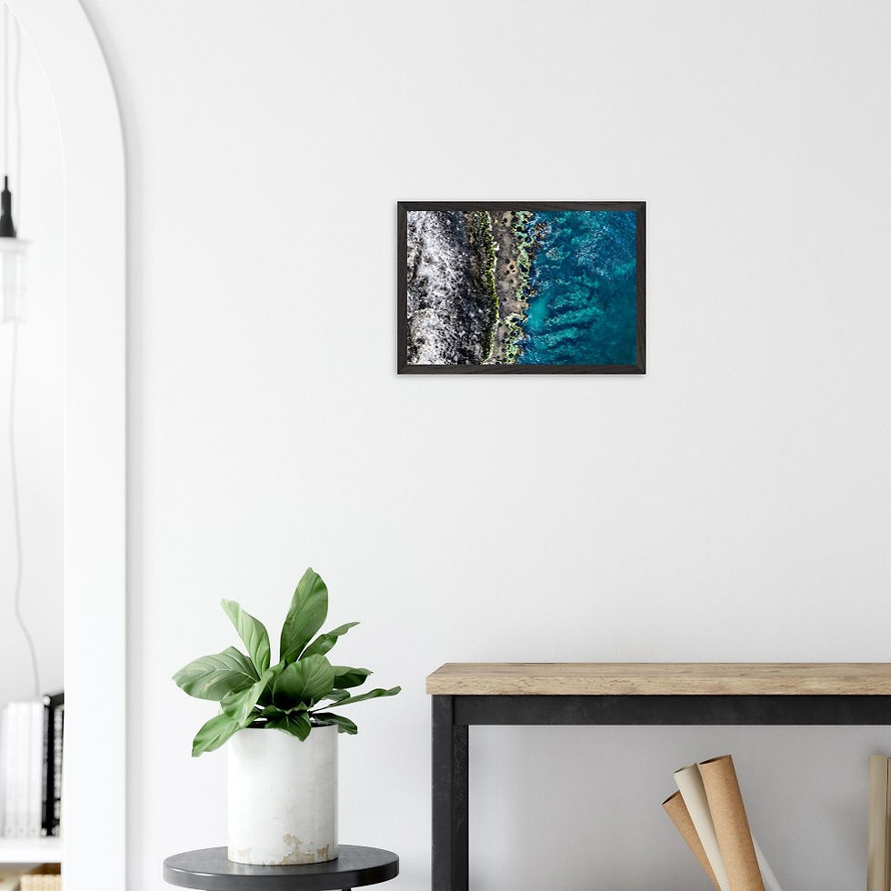 Thumbnail: Premium Wooden Framed Poster With Premium Semi-Glossy Paper