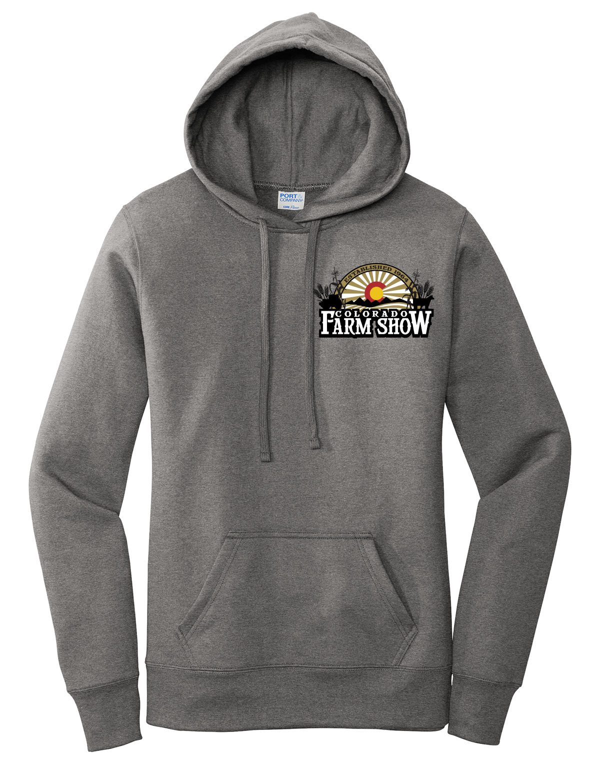 Port & Company® Women's Core Fleece Pullover Hooded Sweatshirt