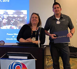 Newport Rotary Club member Greg Rodocker earns a Paul Harris Fellow