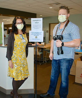 Rotary of Newport, Oregon provides meals for Samaritan Pacific Communities Hospital employees on April 20, 2020 in thanks for serving the public during the coronaviris crisis.