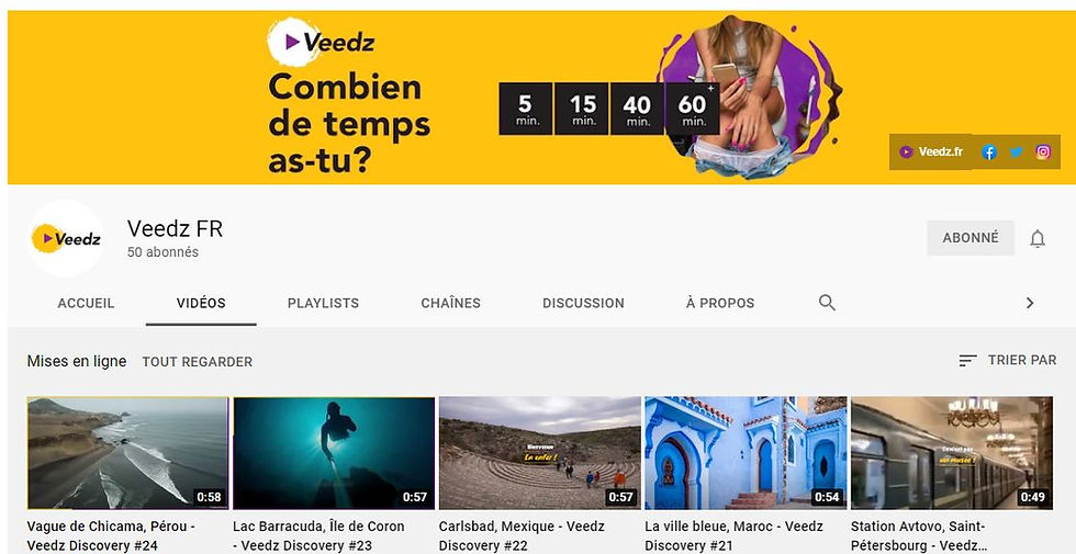 videos de voyages sur Veedz