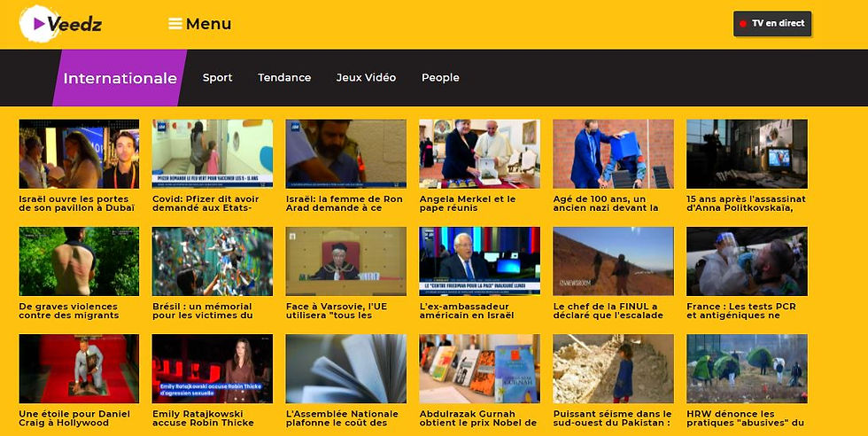 actualites en ligne sur Veedz