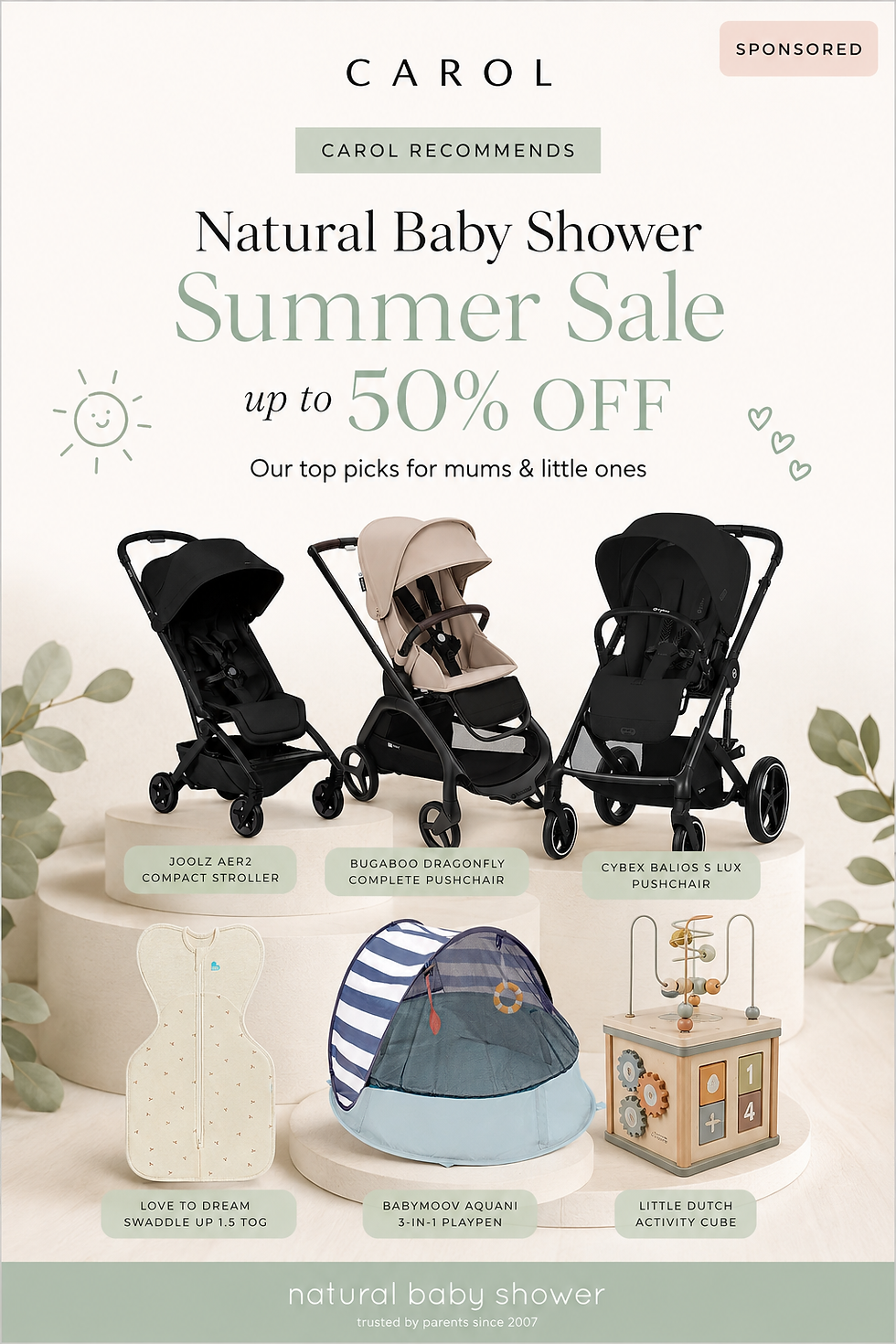 Natural Baby Shower Summer Sale: Save Up to 50% Off Our Top Baby & Toddler Picks