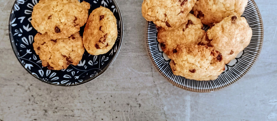 Ciasteczka z pestkami słonecznika i czekoladą