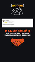 "Kundenbewertung für Dienstleistungen Bender – Zufriedener Kunde lobt unseren professionellen Hausmeisterservice, zuverlässige Objektbetreuung und sorgfältige Grünpflege für große Objekte."