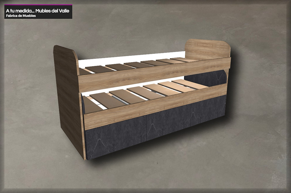 Miniatura: CAMA DE 1 PLAZA Nido