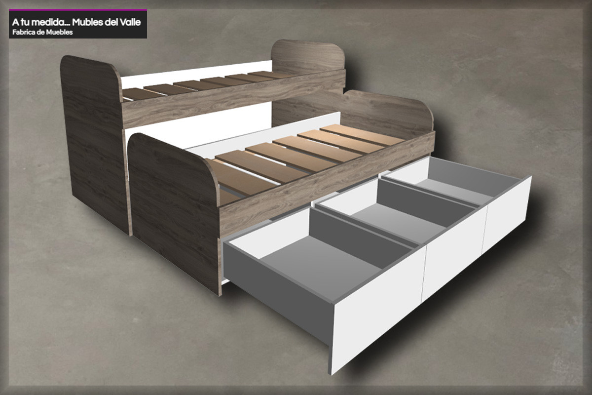 CAMA DE 1 PLAZA Nido