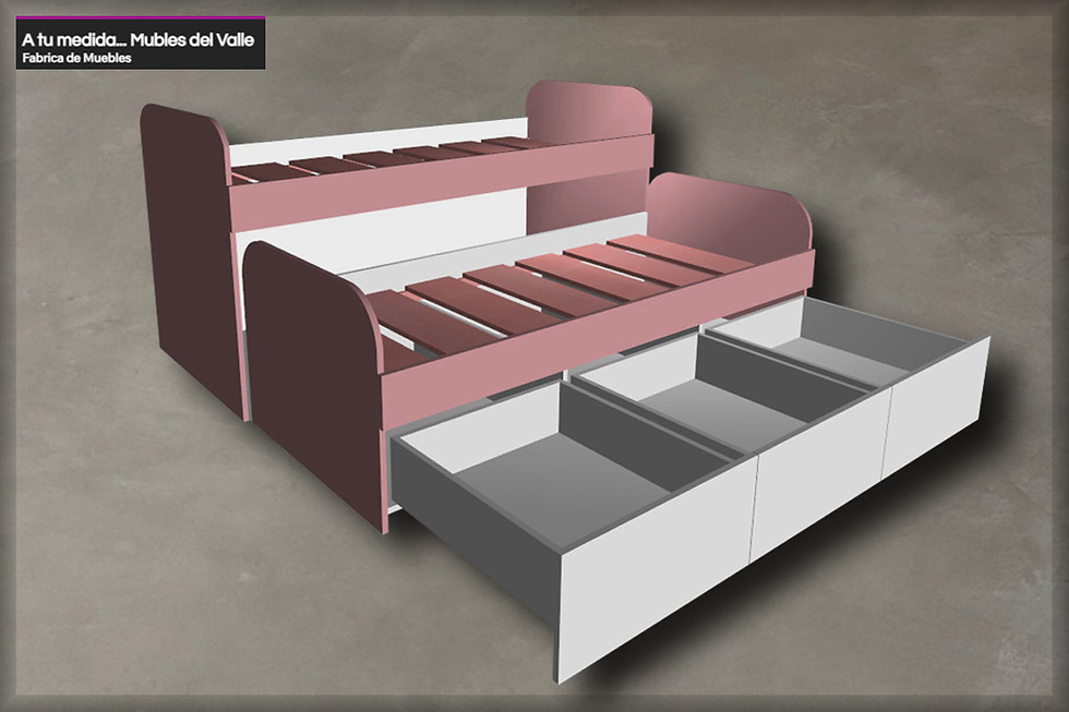 Miniatura: CAMA DE 1 PLAZA Nido