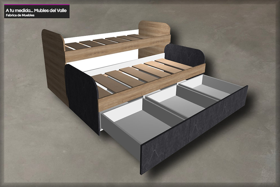 Miniatura: CAMA DE 1 PLAZA Nido