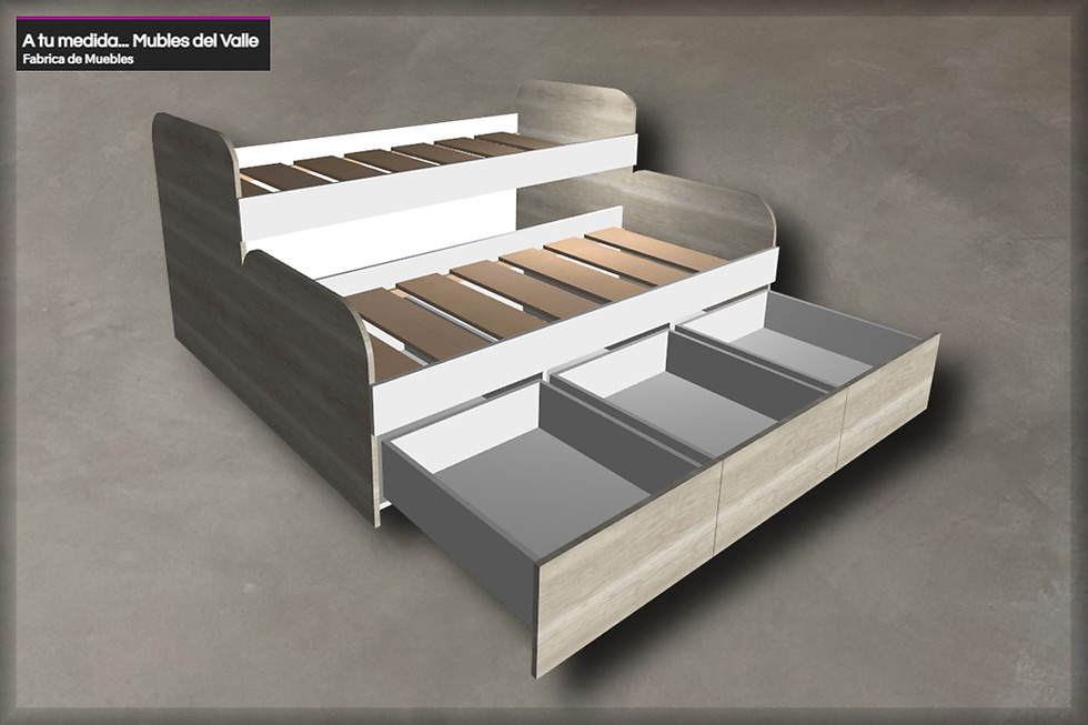 Miniatura: CAMA DE 1 PLAZA Nido