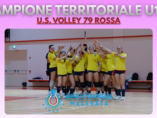 La U.S. Volley 79 Rossa è Campione Territoriale U14F