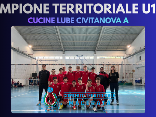 Cucine Lube Civitanova A è Campione Territoriale U13M