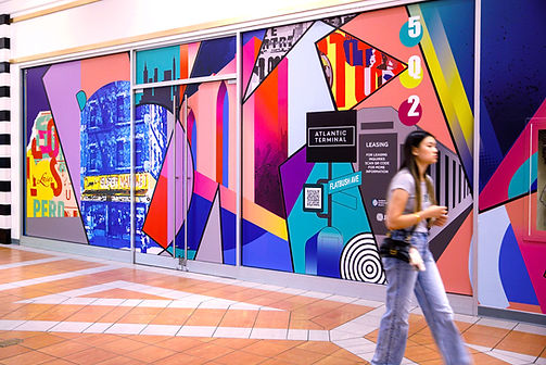 bianca romero artist brooklyn nyc new york city mural artist atlantic terminal commercial property barclay center