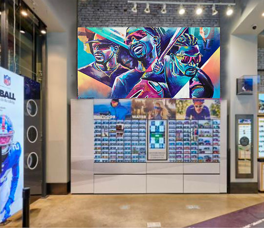 retail store mural #biancaromeroart #biancaromeroartist #contemporaryart #sports #oakley #collageart #murals #artforsale #custompainting #artcollectors #nycmuralartist #nycbasedfemaleartist #nycbasedstreetartist #nycbasedmuralartist #contemporaryartist #artistbrandcollaboration #interiordesign #artdecor #SPORTSART #athleteart #athletemural #mlbmural #sportsmural #interiorart #commercialart #NYmets #nymetsart #residentialbuilding #artconsultant #artcuration #interiordesign #interiordecor #artcollectors #nycstreetart #nycmurals #artistbrandcollaboration #sunglasses #sunglassart #artistbrandpartnerships #retailstoreart #contemporarypainting #largescalepainting #artcommission #nycmurals #brandpartnership #brandpartnershipmurals #retailstoredesign #brandpartnershipartist #restaurantmural #abstractmurals #colorfulmurals #nycrestaurant #retailstore #retailstoredesign #retailstoreart #retailstoremural #retailstore #oakleystore #nymets #nymetsplayer #storemural
