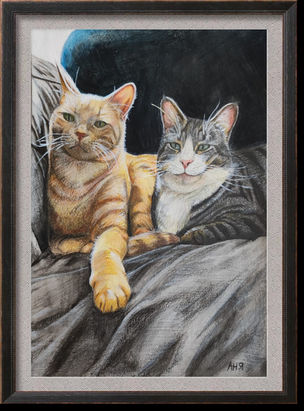 aquarell pencils, A4