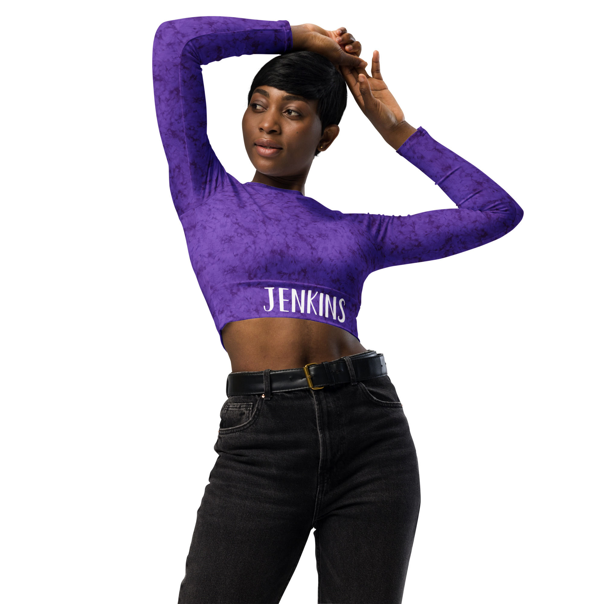Jenkins Long-sleeve crop top 2025 - Purple