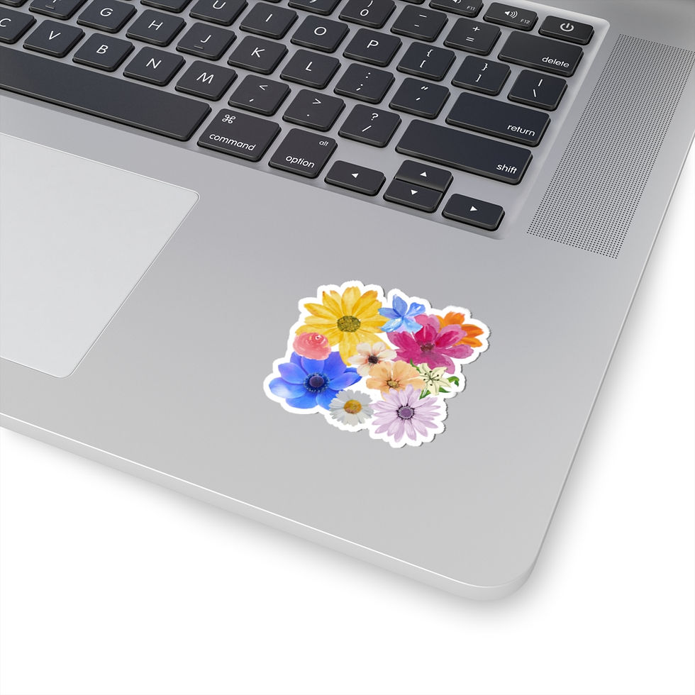 Thumbnail: Floral Kiss-Cut Sticker