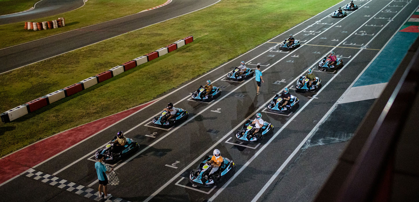 Gara tra amici con kart a Roma - Leopard Circuit Viterbo