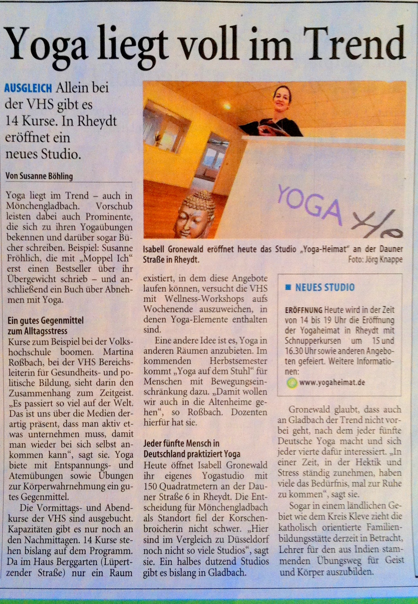 Westdeutsche Zeitung 14.1.20