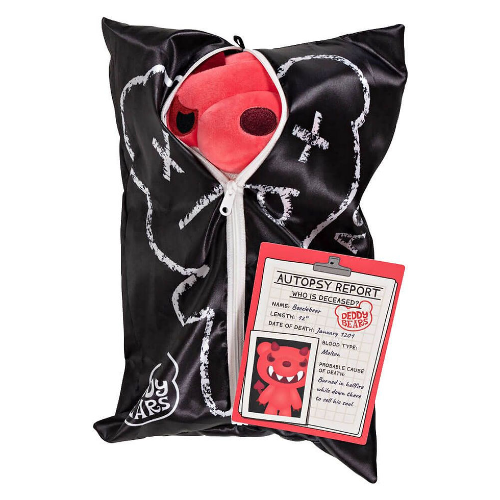 Thumbnail: DEDDY BEAR PLUSH IN BAG CALLED BEEZLEBEAR 29CM