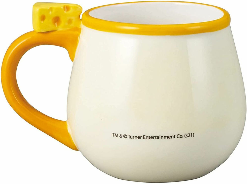 Thumbnail: TOM AND JERRY HUG MUG SHALL WE SHARE MORE CHEESE ? SUNART CERAMIC BOXED