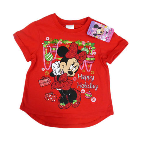 MINNIE MOUSE CHRISTMAS HAPPY HOLIDAY T SHIRT