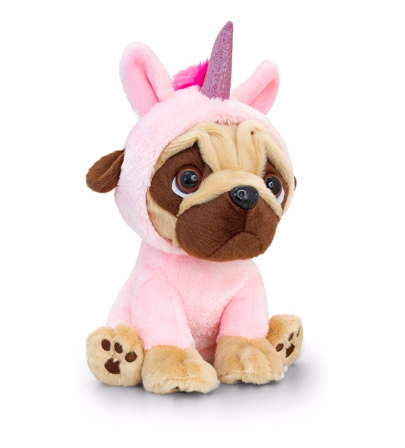 LARGE 20cm PUGSLEY LIGHT PINK SOFT T