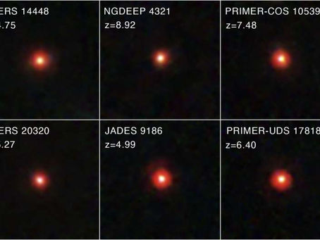 Os Little Blue Dots do Webb podem revelar como buracos negros gigantes se formaram logo após o Big Bang!