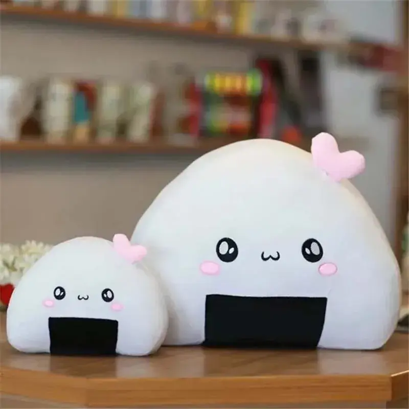 Cute Plush Mini Rice Ball Sushi Soft Stuffed Pillow Toy
