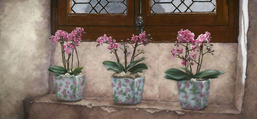 Chenonceau Orchids_Pastel_phone