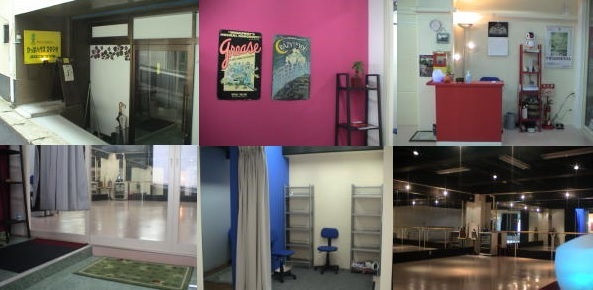 スタジオ玄関内