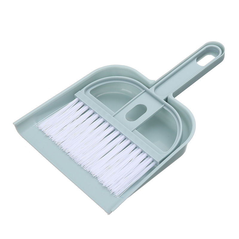 Thumbnail: Mini Desktop Broom and Dustpan Set for Cleaning
