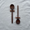 Thumbnail: Set of 2 Walnut Eating Spoons