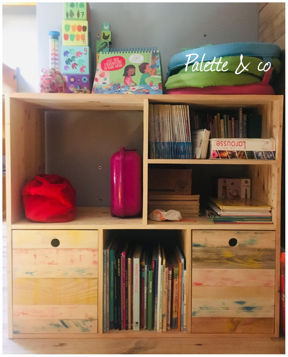 Meuble à casiers - Palette & co