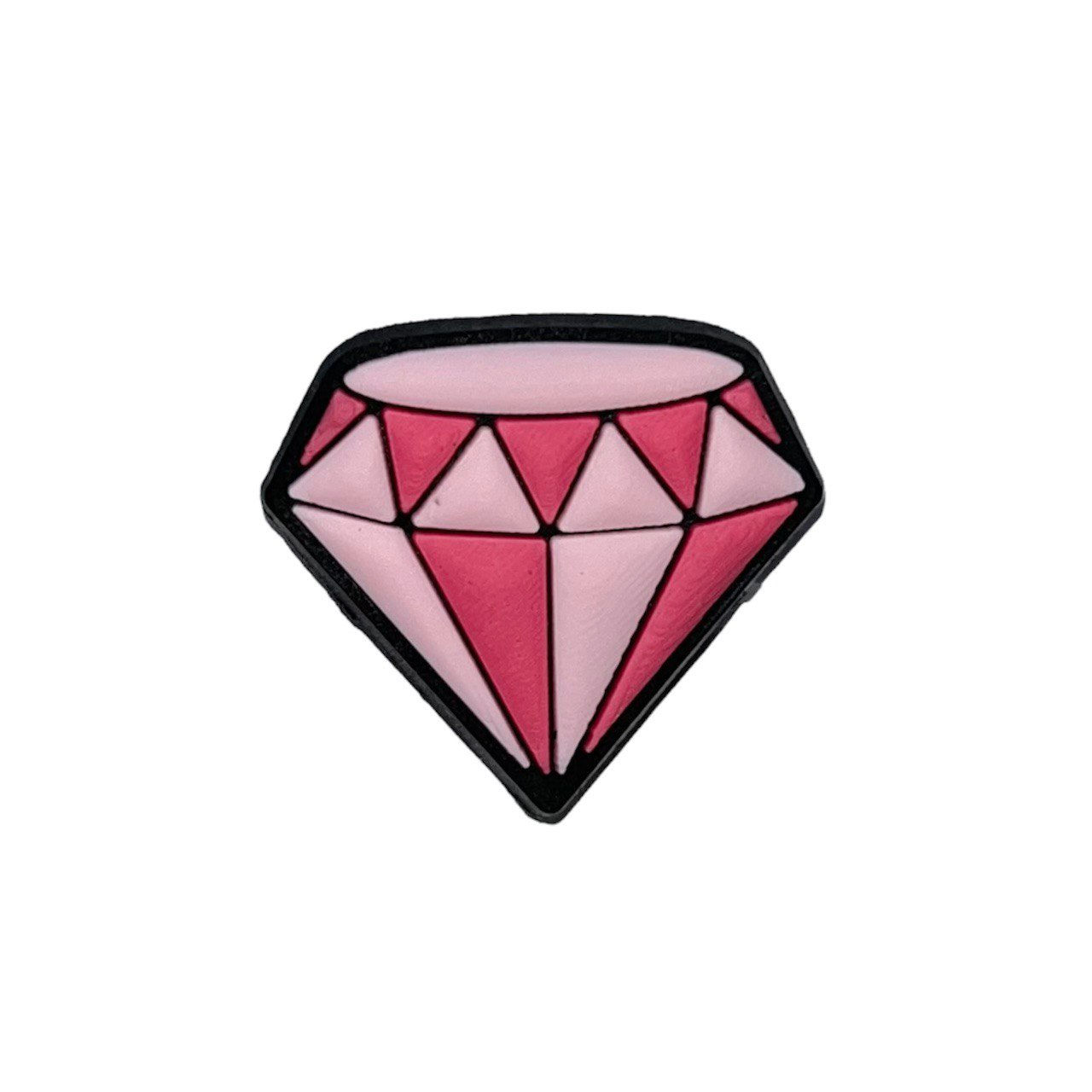 Джибітси Jibbitz Діамант рожевий