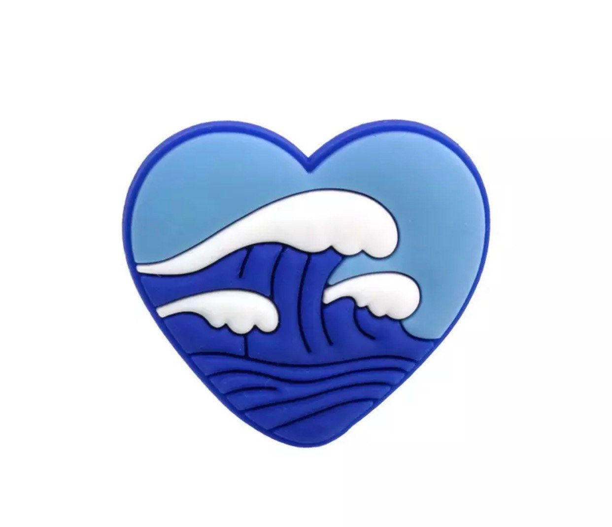 Джибітси Jibbitz Серце з морем