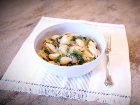 Pasta With Greens & Beans