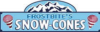 The logo for Frostbite's Snow-Cones.