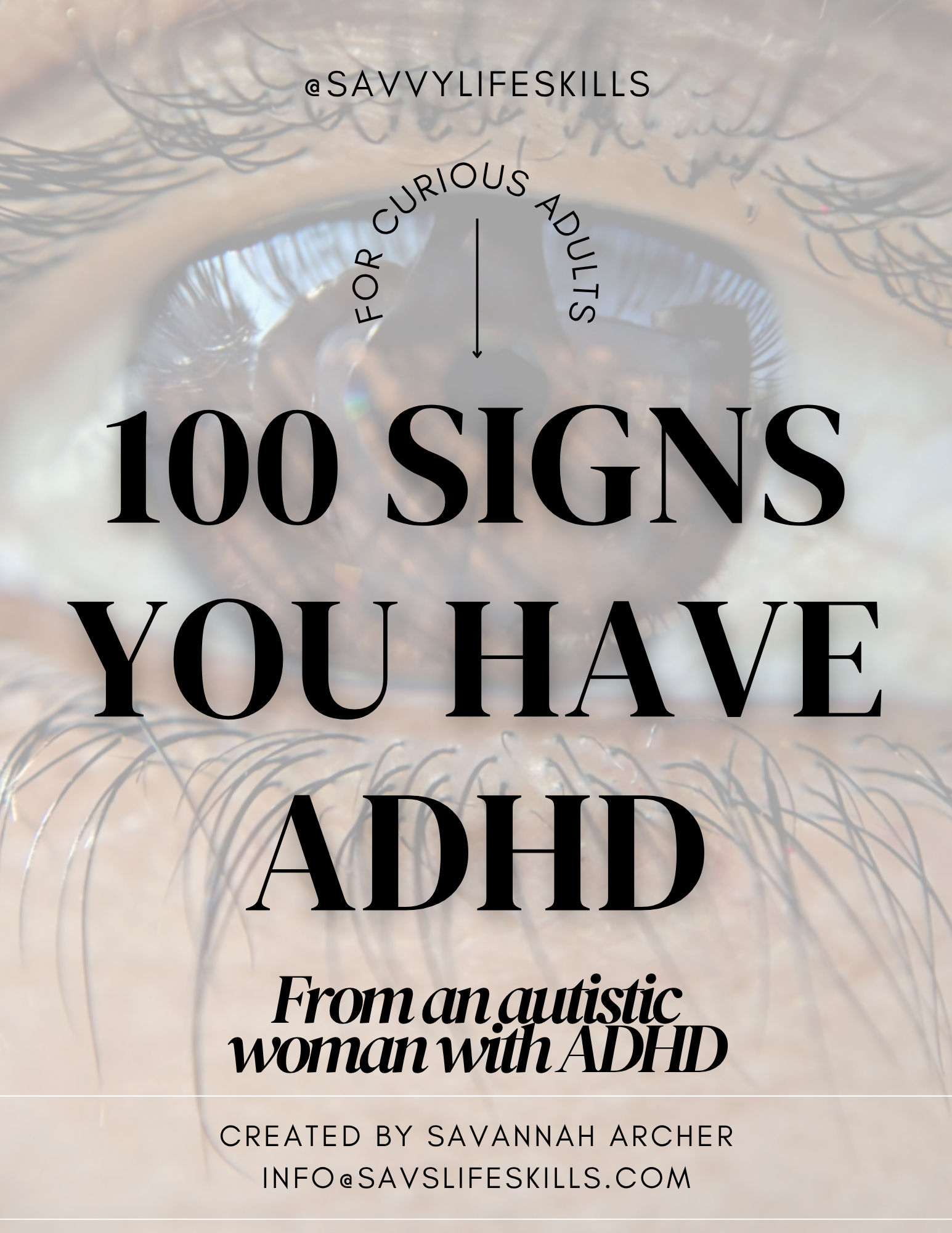 100 Signs You Have ADHD