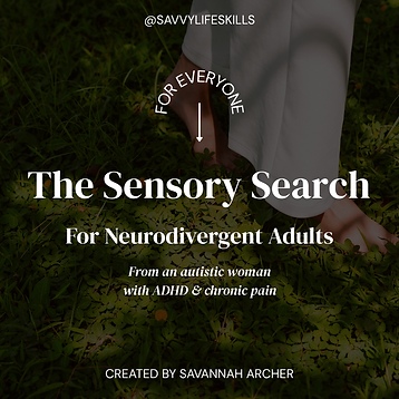 The Sensory Search