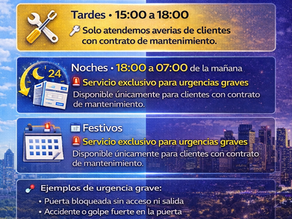Nuestro horario de servicio técnico: atención profesional, organizada y segura