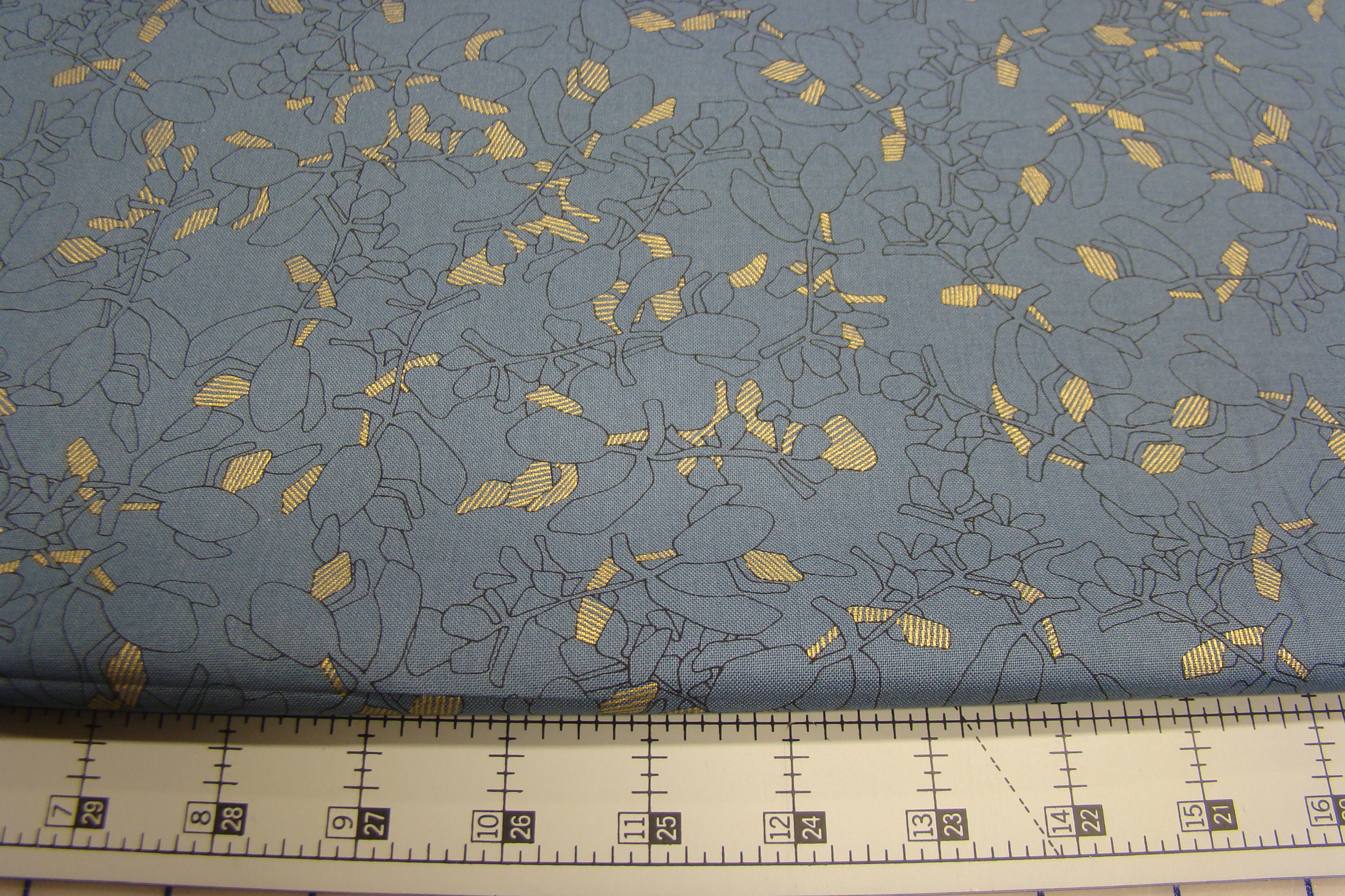 RK Collection of Metallic AFRIM-19928-453 Chalkboard Metallic Gold/Blue