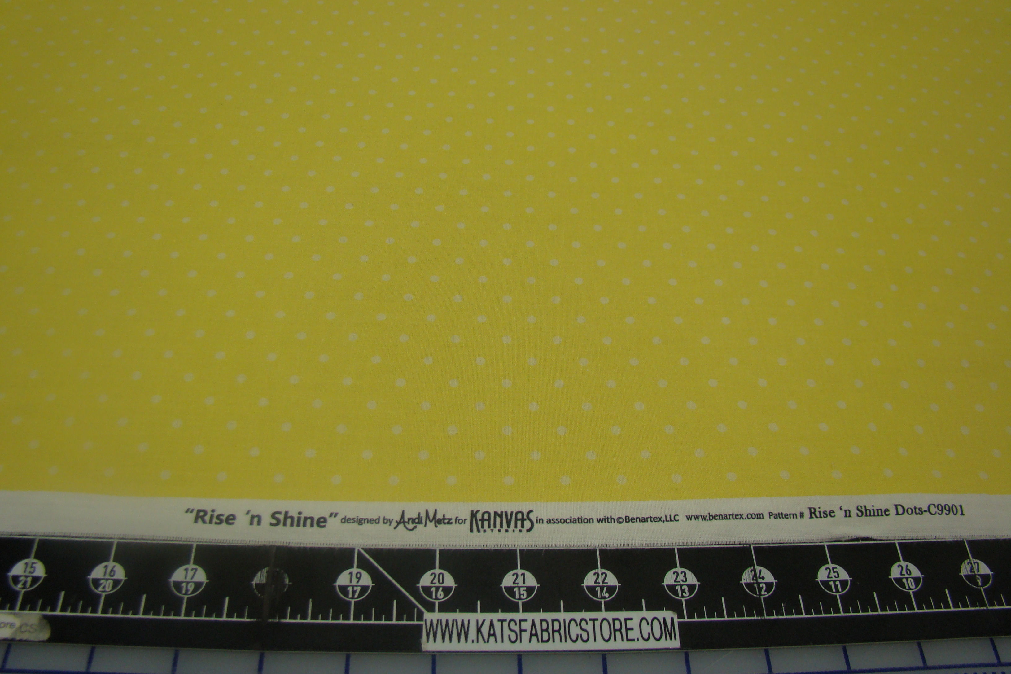 Kanvas Rise 'n Shine Dots 09901-33 Yellow