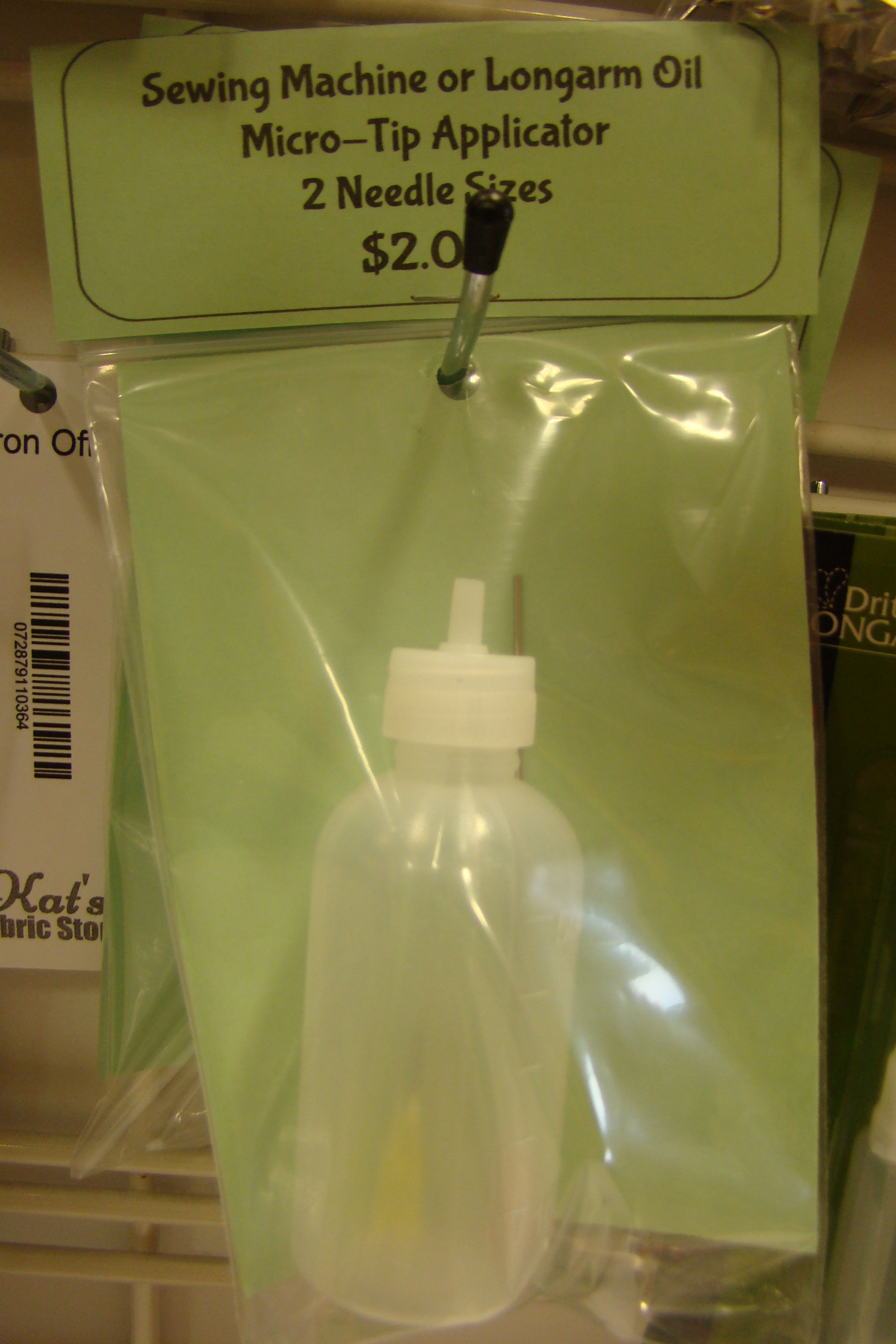 Sewing Machine/Longarm Oil Micro-Tip Applicator